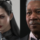 Illustration for article titled emBatmans/em Morgan Freeman Catwoman Look Almost as Good as 3D Models as They do in Real Life